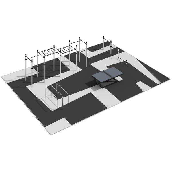 Спортивный кластер №6 - 135 м2 (13,5 х 10 м)